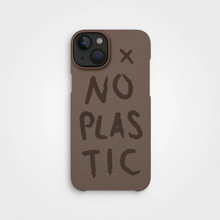 Plastic Free Phone Case Earth Brown No plastic | agood company, iPhone 14 Plus