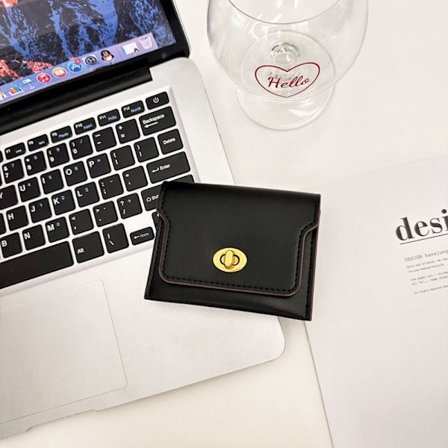 Pengepose Lille kortpakke SORT