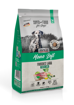Mac's Mono Soft, Lam 1,5kg - Softfôr til Hund