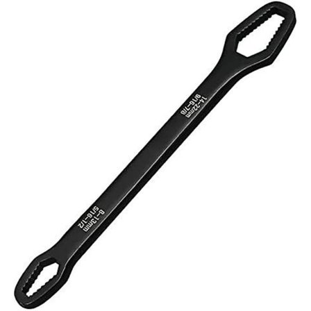 45 8-22mm Dobbeltsidet Universal Torx Nøgle i Stål med To Selvstrammende Hoveder Justerbar