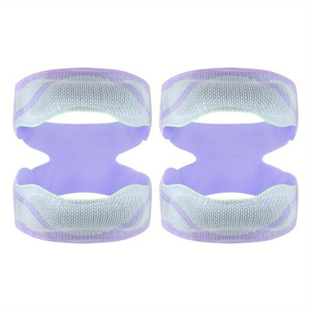 1 stk/2 stk AOPLUS Patellastropp for Basketball & Sport - Pustende Kompresjonsknebeskytter med Justerbart Ted Bånd, Patellastøttebånd for Løping