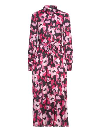 Kapollie Oline Dress Maxiklänning Festklänning Pink Kaffe