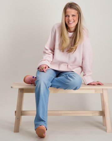 Gina Tricot Young Y knitted sweater Rose Pulls Fille - Kids Brand Store