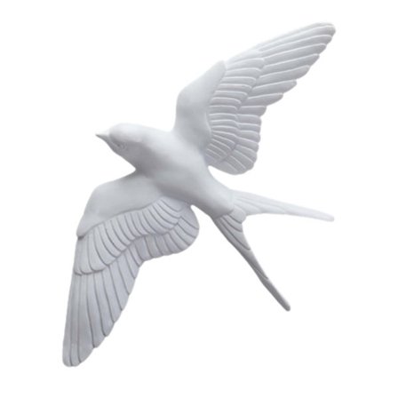 3D Swallow Väggmonterad Pendel Fashionabla dekorativa rekvisita för väggentré