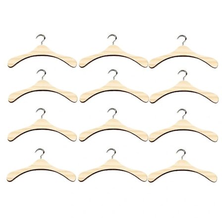 12 bøjler til dukketøj