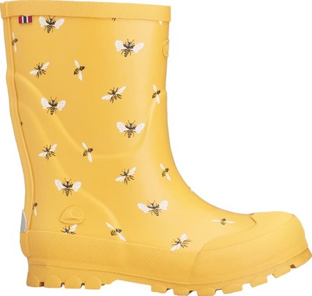 Viking Footwear Kids' Jolly Print Children wellington boots Yellow 22