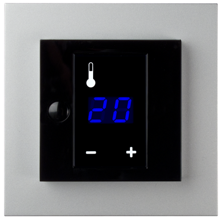 ELKO Plus display termostat 3200W ALU