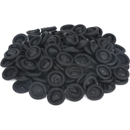 Sorte fingerbeskyttere 200 stk., latex antistatiske fingerbeskyttere, gummibeskyttelse til fingerspidser, holder forbindingen tør og ren