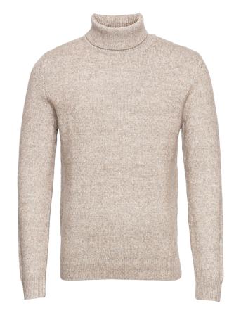 Cosy Turtle Neck Pullover Beige Tom Tailor