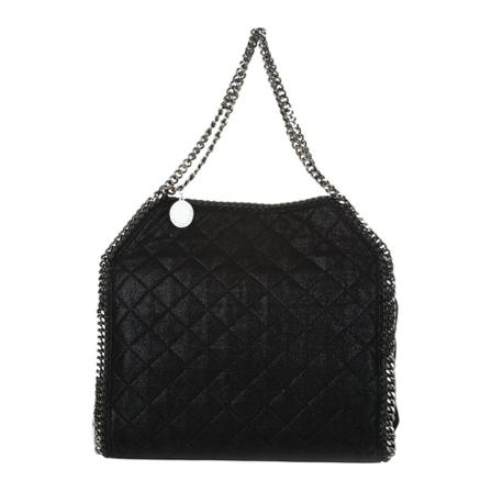Stella McCartney Pre-owned Quilted Falabella Tote Sort, Dame Vintage Tasker, Størrelse: ONE Size