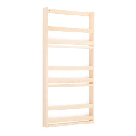 Tidsskrifthylle, 600x1200 mm, bjørk