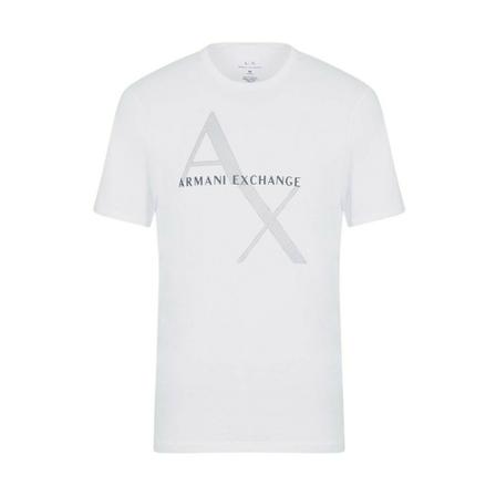 Armani Exchange, T-Shirts Wit, Heren, Maat:L