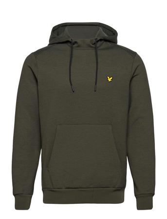 Oth Fly Fleece Hoodie Hoodie Trøje Grå Lyle & Scott Sport