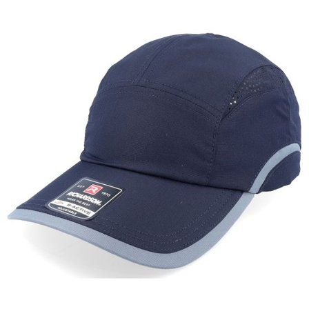 Richardson - Blå 5panel Keps - 158 Navy/Charcoal 5-Panel @ Hatstore