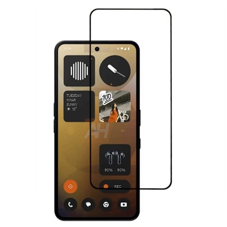 SKALO Nothing Phone (3a) Pro FULL-FIT Hærdet Glas Skærmbeskyttelse - Sort
