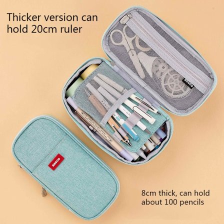 Macaron farvematchning kan omdannes til en stor kapacitetsopgradering blyantsæske stationær boks