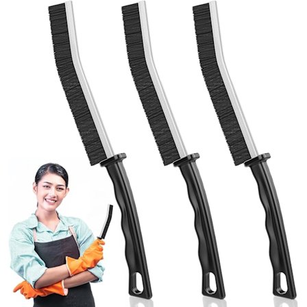 3 stycken Gap Cleaning Brush, Badrum Cleaning Brush Tile Grout B