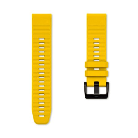 Sportarmband till Garmin Fenix 5/6/7 med Quickfit 22mm - Gul | Armband Från Yedi