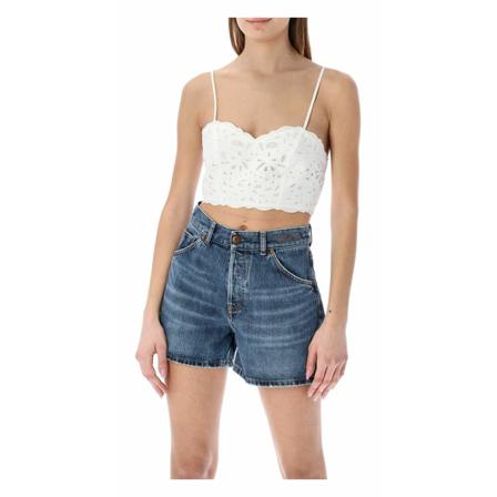 Chloé Sleeveless Tops Hvid, Dame