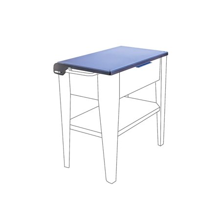 Avlastningsbord/lock till grill 850x450 mm