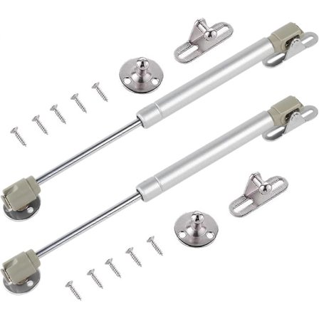 2-pakning 10-tommers gassfjærer, 40N/9lb gassdempere løftestøtte skaphengsler for RV bobil seng skap [HK]