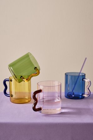 Jotex - Krus Av Glass Multi - PARIS - Kjøp Kopper & krus hos Jotex