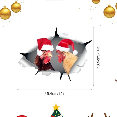 Juleklistermærke Bilrudemærkat 1 1