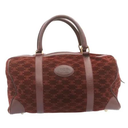 Celine Vintage, Pre-owned Handbag Rood, Dames, Maat:ONE Size,leer