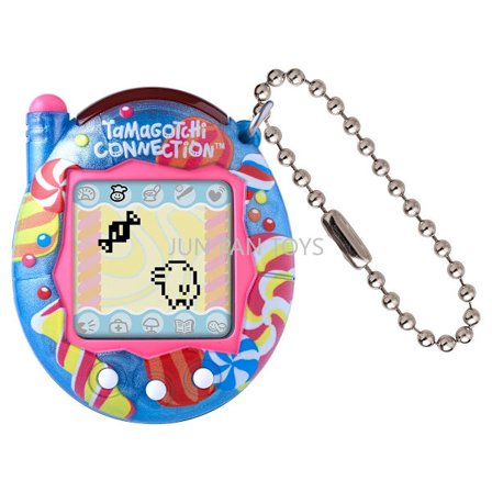 Tamagotchi Connection Virtual Pet - Soda Flower Pink & Light Blue Electronic Game for Girls