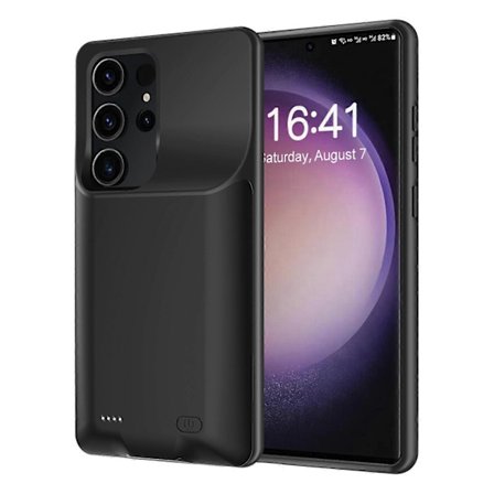 B28 10000mAh Powerbank til Samsung Galaxy S23 Ultra Blød TPU Oplader Etui