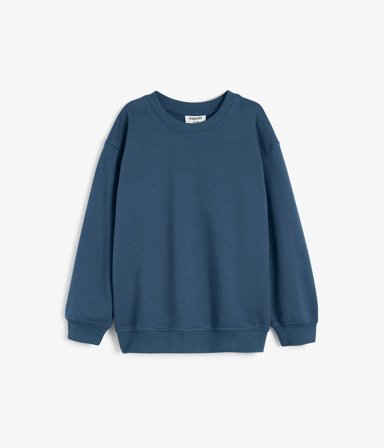 Kappahl | Sweatshirt med børstet innside | Mørkeblå