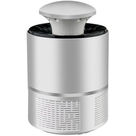 Hiljainen kärpästen ja hyttysten karkotin, LED-valo kosketusliimaansa, kotitalous (Valkoinen 6 valoa Suuri 365)