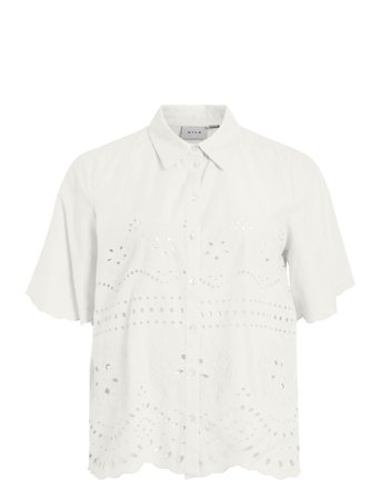 Vila Vimette 2/4 Shirt/Pr - White - 42