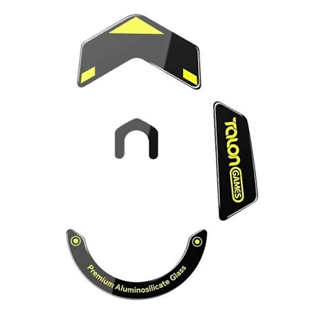 Glas Musefødder Kompatible til G502 X PLUS Trådløs Mus Rund Buet Kant Muse Glas Skøjter, B