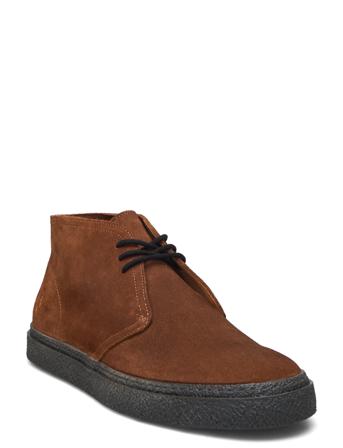 Hawley Suede Desert-kengät Nauhakengät Ruskea Fred Perry