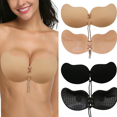 Självhäftande bh med snörning för kvinnor osynlig - spot sales