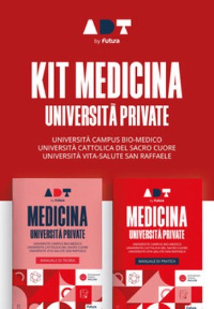 Accademia dei test. Medicina università private. Kit di preparazione. Con simulazioni online