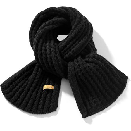 Blødt Pashmina Strikket Halstørklæde Ensfarvet Halsbeklædning Wraps til Kvinder Mænd Børn