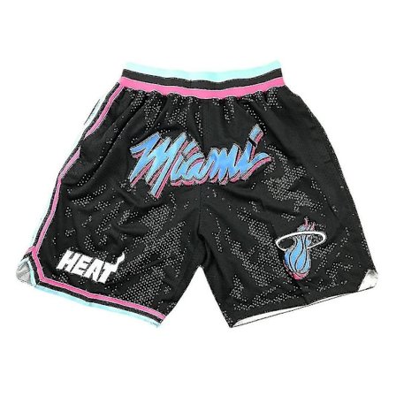 Nba Heat Shorts Broderade träningsshorts Basketshorts M