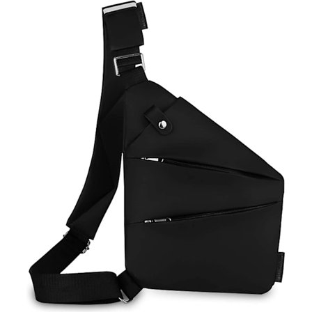 Slingväska, Acsergery Vattentät Bröstväska Axelväska Anti-stöld Lätt Cross Body Present