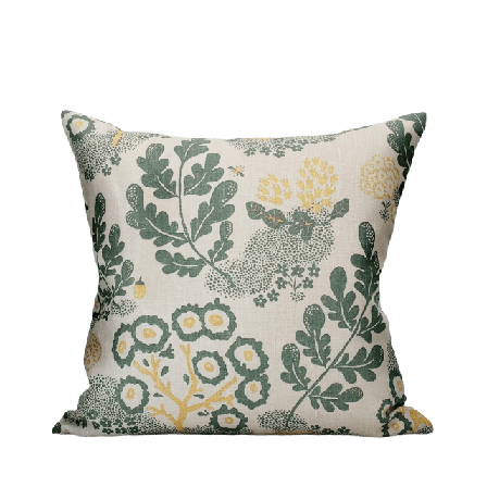 Littlephant Kuddfodral May - Sandstone/forestgreen/rye Yellow Kuddar Beige 50x50 cm