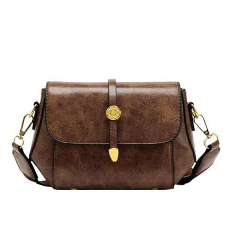 Crossbody Taske Lille Firkantet Taske BRUN