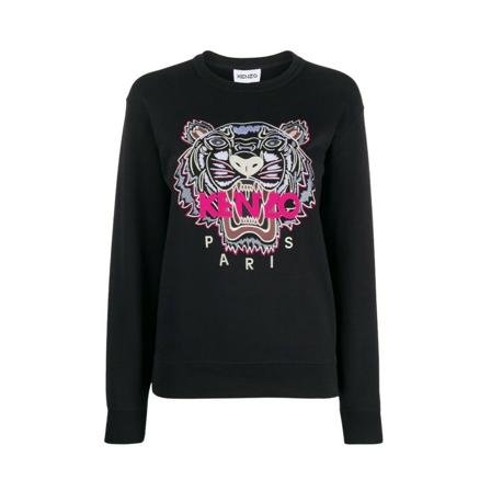 Kenzo, Sweatshirts Zwart, Dames, Maat:L