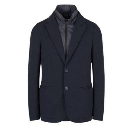 Armani Exchange, Jackets Grijs, Heren, Maat:L,polyester