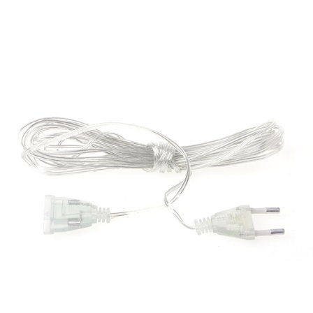 Strømkabel, AC-strømkabel 5m 2-benet strømkabel udskiftningsstrømkabel til pc