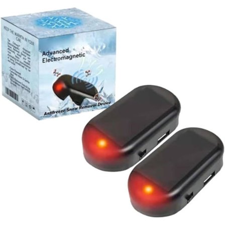 Elektromagnetisk Molekylær Interferences Frostvæske Snefjernelse, Bilrude Glas Anti-Frost Snefjerner (2 stk)