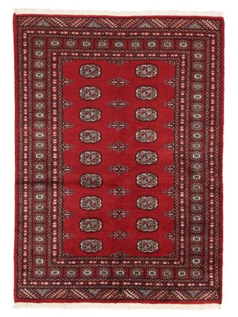 Medalionowy Mały Pakistański Bucharski 3Ply Dywan 138X190 Wełna