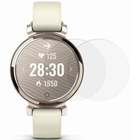 2 stk. kompatible med Garmin Lily 2 Active skærmbeskytter hærdet glas 2.5D HD ur skærmfilm-lingling}