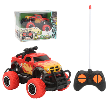1:43 skala RC bil Off Road fjernbetjening elektrisk bil børns legetøj til drenge piger over 3 år rød