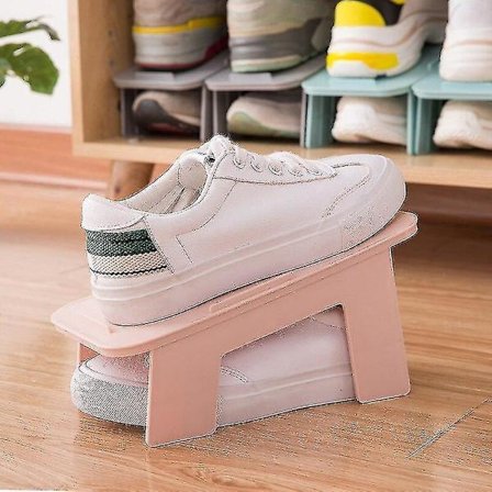 5 stk Hjemmelaget Oppbevarings Sko Stativ Dobbeltlags Holder